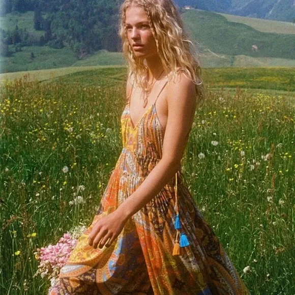 Spell Belladonna kaleidoscope jumpsuit M - Picture 4 of 6